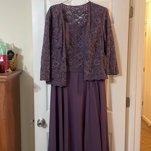 JJs House Purple Lace Dress,Mother of the bride